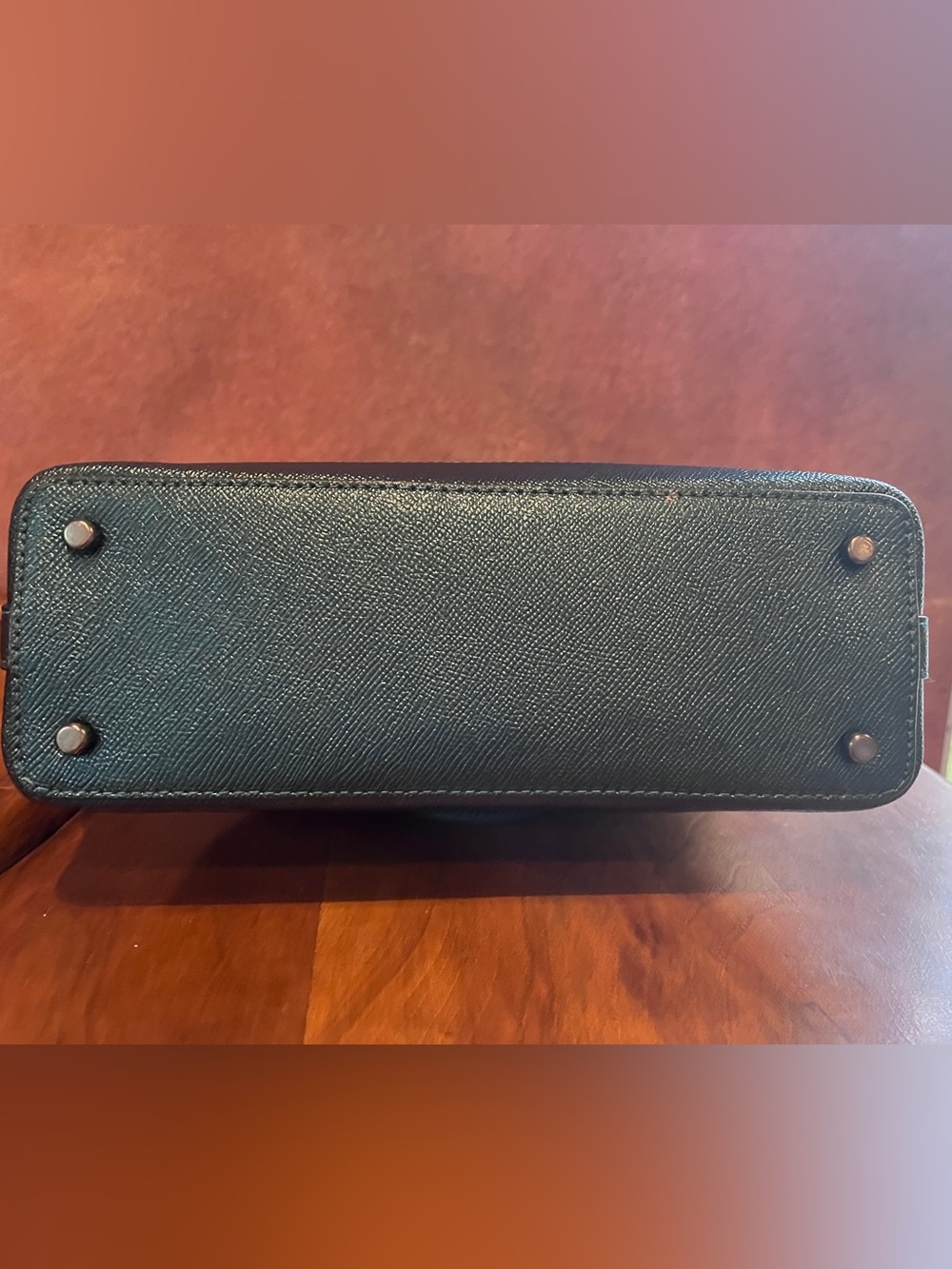 COACH Metallic Teal Sierra Satchel Bag and Matching Card Case - Picture 7 of 11